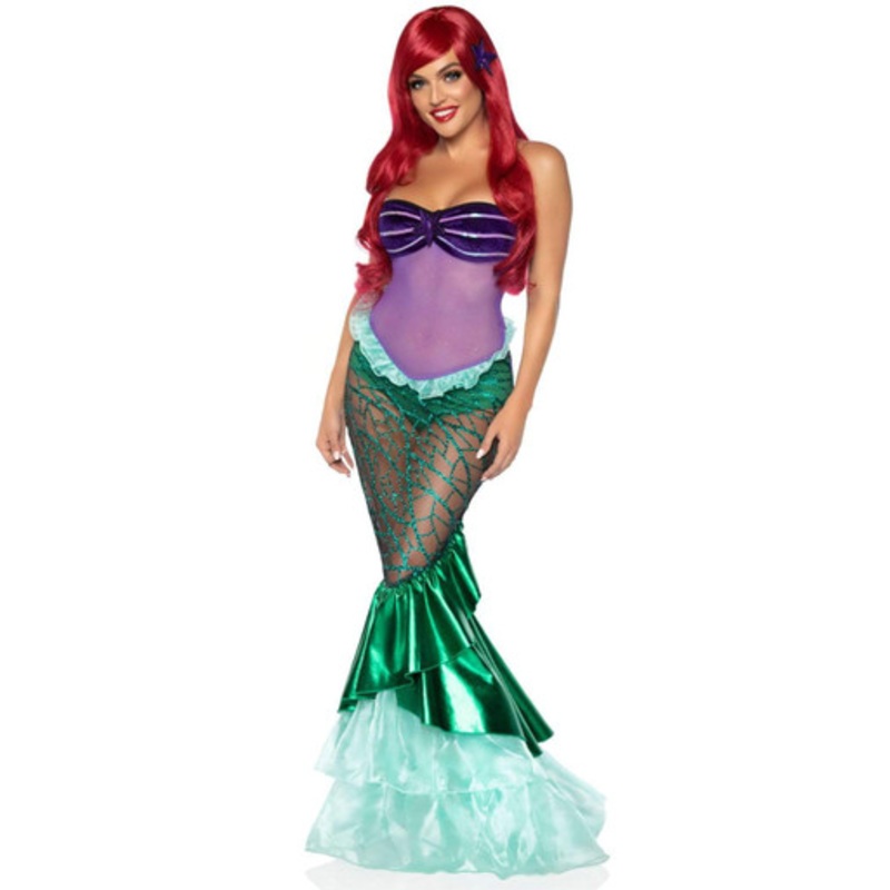 Under the Sea Mermaid Women's Costume Women's 0-2 Dress Size