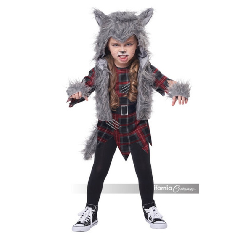 Wee-Wolf Girl Costume Toddler Medium 3-4