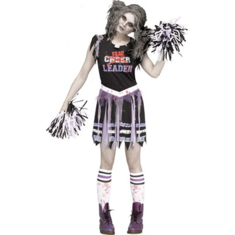 Zombie Fearleader Adult Costume 6'/200 Lbs