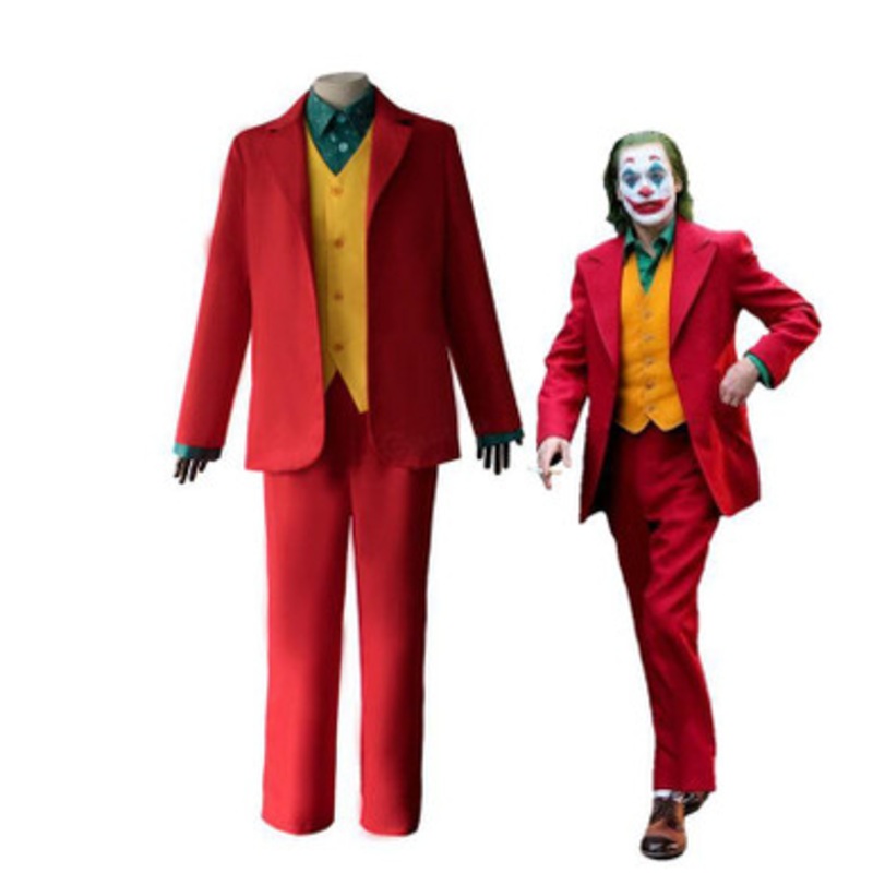 2019 Movie Joker Halloween Male Suit Cosplay Costumes Large