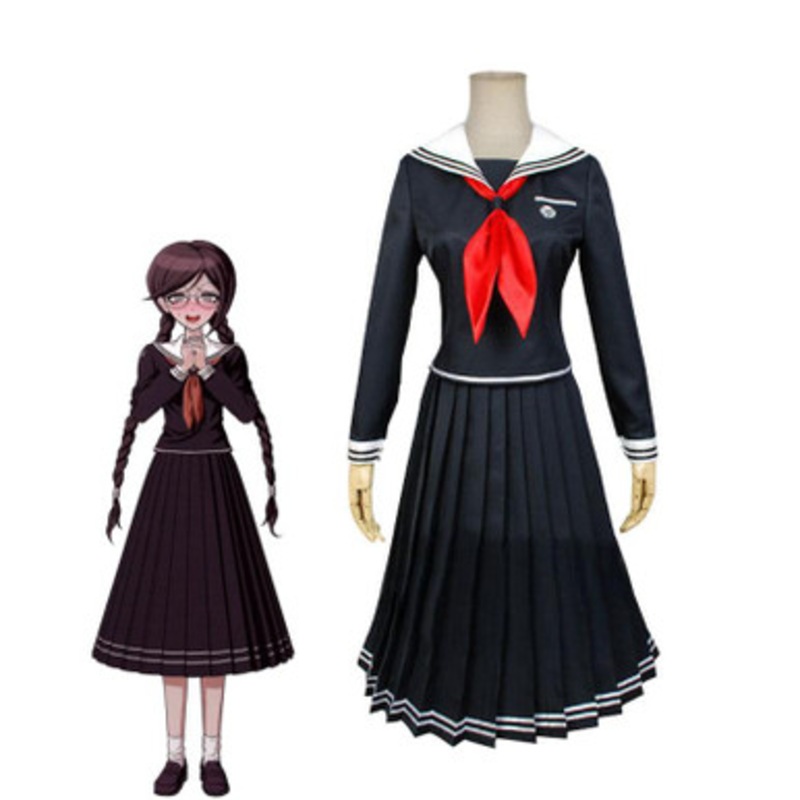 Anime Danganronpa 2: Trigger Happy Havoc Toko Fukawa JK Uniform Cosplay Costumes Large
