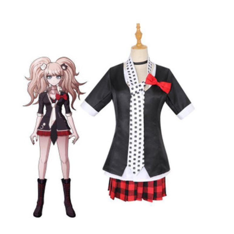 Anime Danganronpa: Trigger Happy Havoc Junko Enoshima Uniform Cosplay Costumes Large