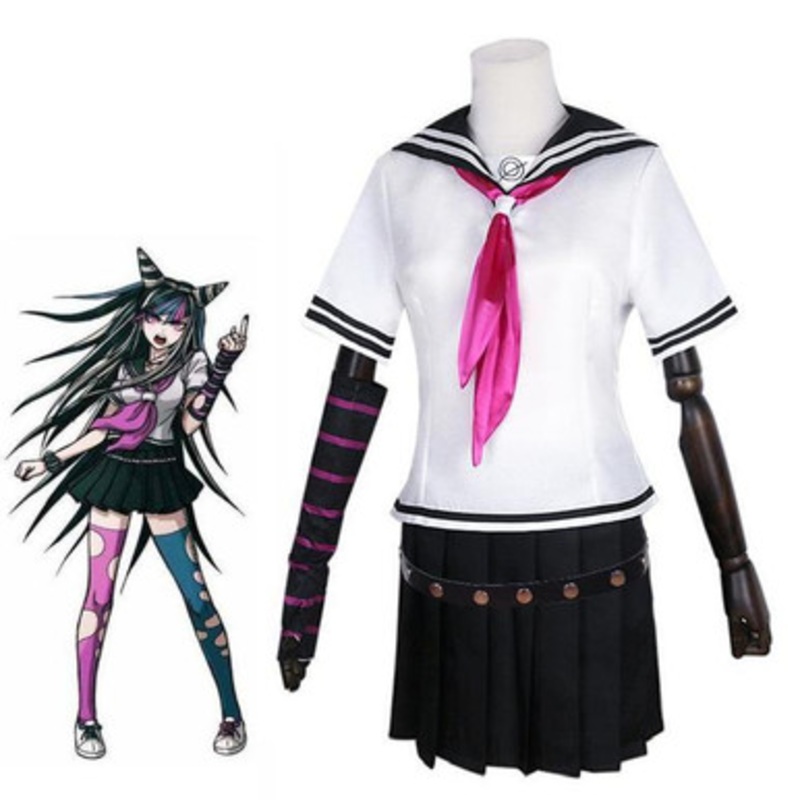 Anime Danganronpa: Trigger Happy Havoc Mioda Ibuki Uniform Cosplay Costumes Large