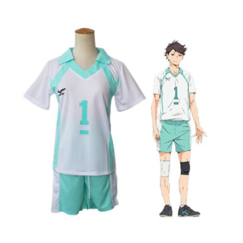 Anime Haikyuu Aobajohsai High Oikawa Tooru Uniform Cosplay Costume Large