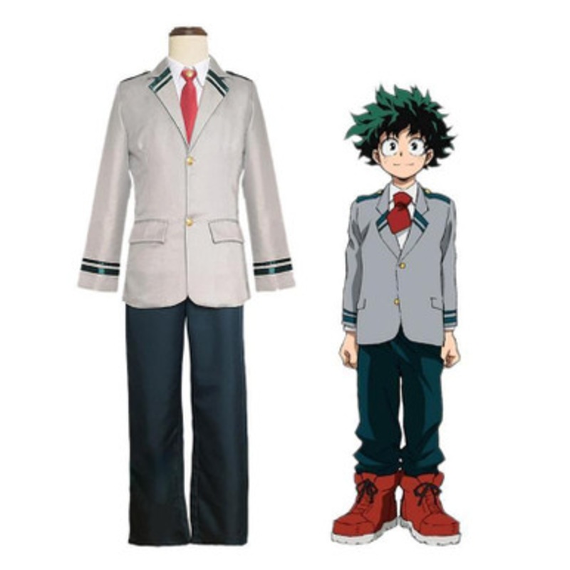 Anime My Hero Academia Male School Uniform Cosplay Costume Large