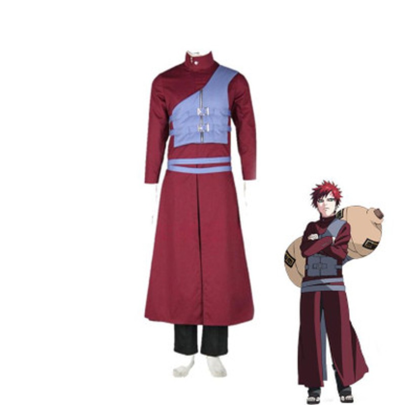Anime Naruto Gaara Ninja Set Cosplay Costume Large