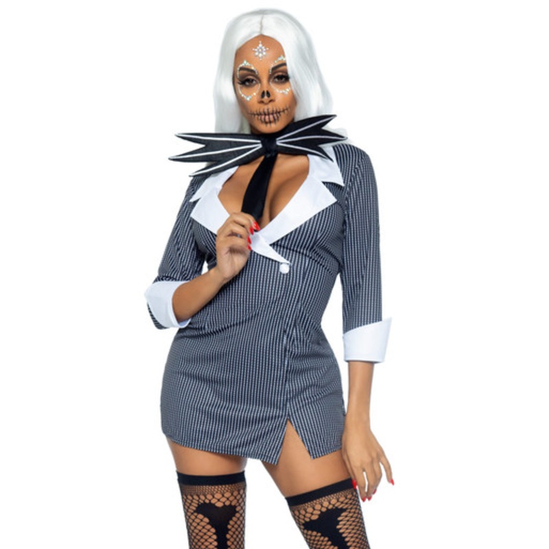 Bone Babe Costume Set Women's 4-6 Dress Size