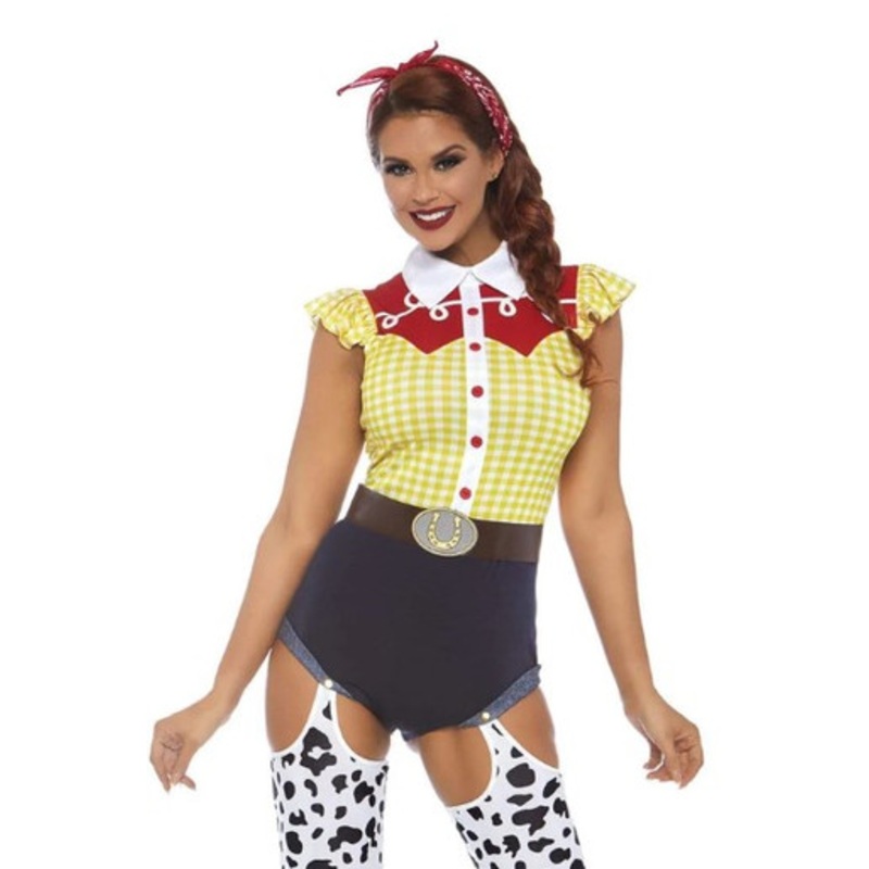 Giddy Up Cowgirl Costume Small