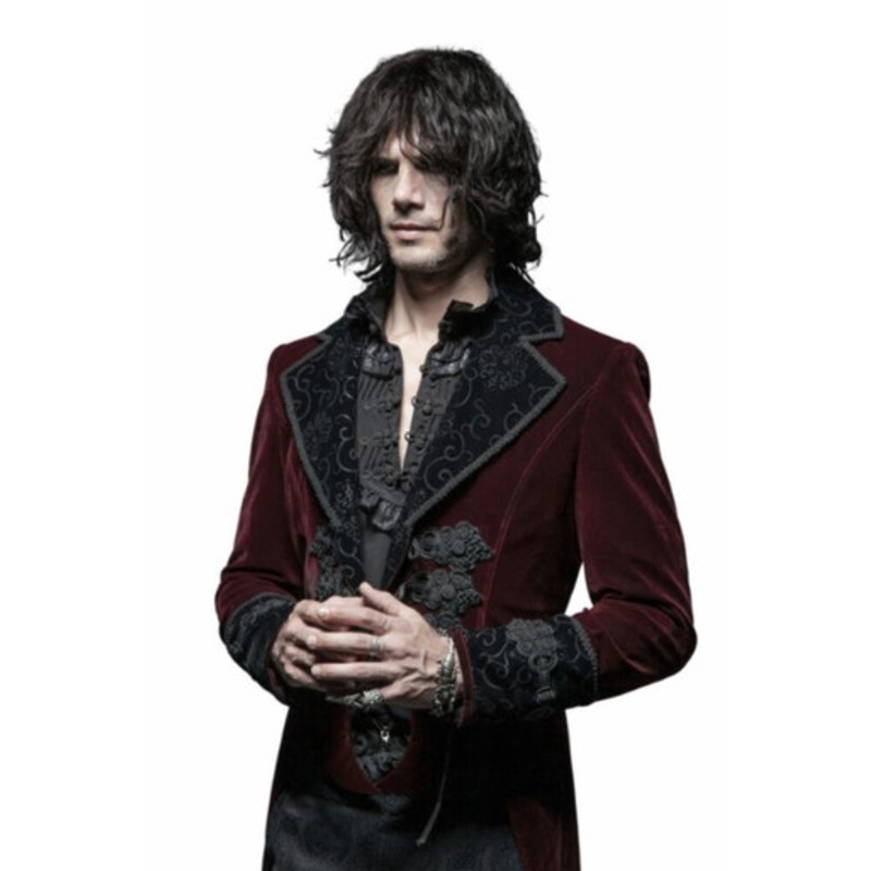 Gothic Gentle Jacket with Sissors Tail Mens 3 XL