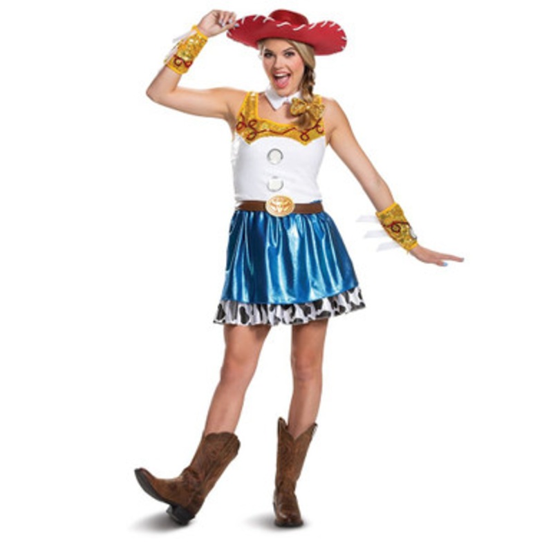 Jessie Glam Womens Sequin Toy Story Dress Ladies (N) 4-6