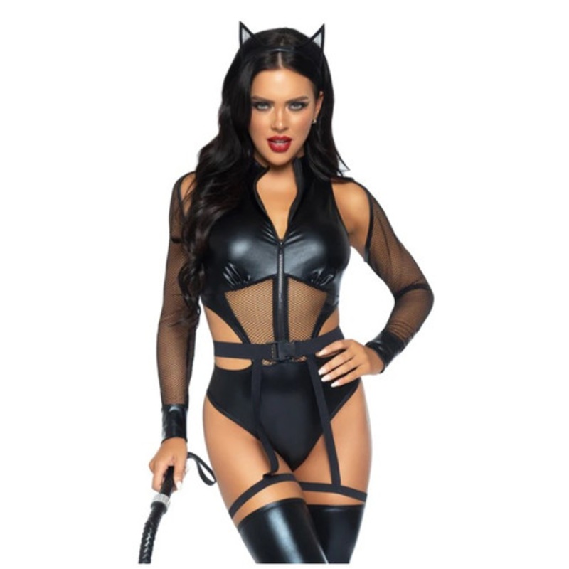 Leg Avenue Criminal Kitty Black X-Small