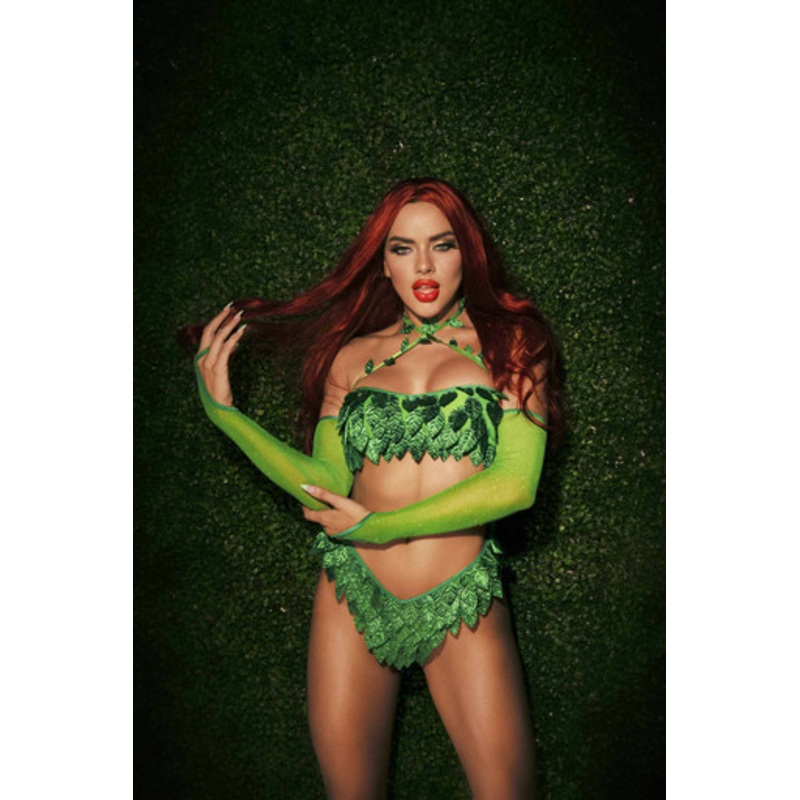 Poison Temptress Bikini Costume Women's 0-2 Dress Size