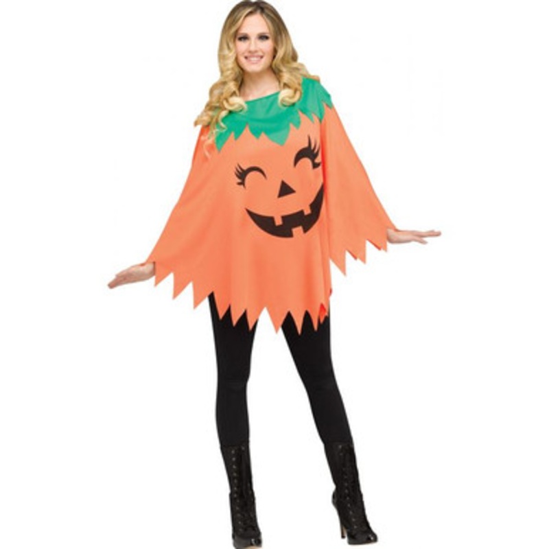 Pumpkin Poncho - Adult