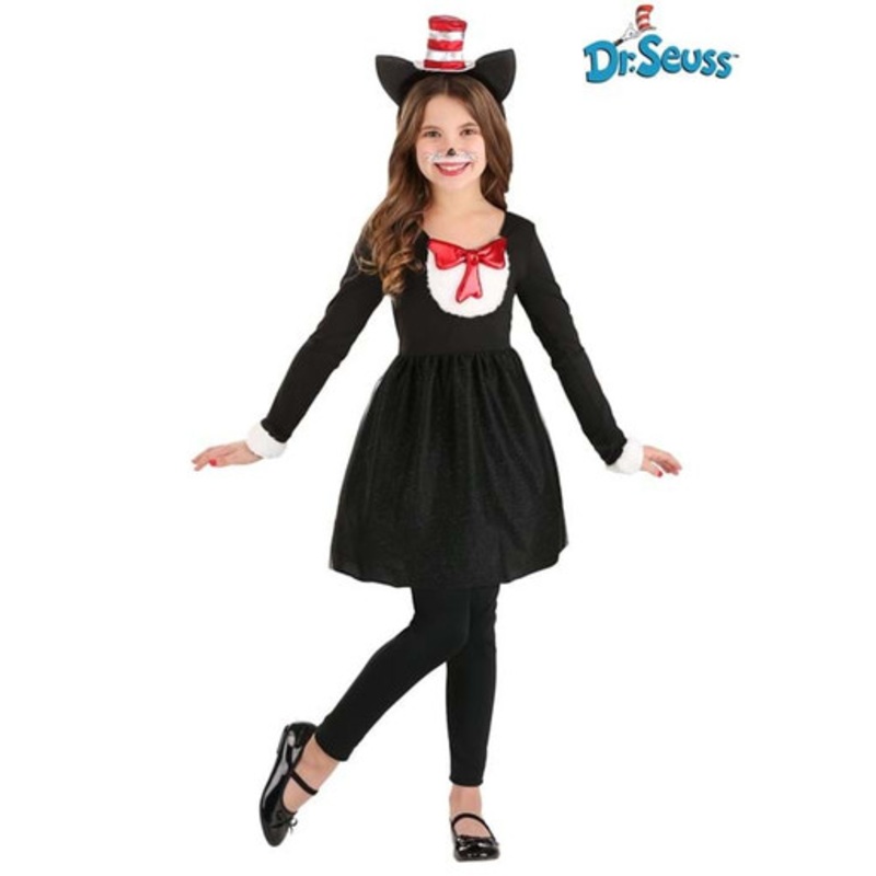 The Cat in the Hat Costume Girls US Size 14