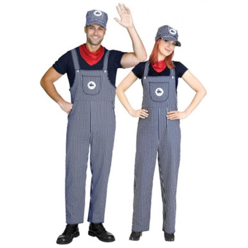 Train Engineer Adult Costume 6'/200 Lbs
