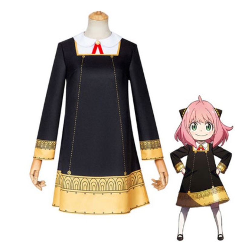 Anime SPYFAMILY Anya Forger Cosplay Costumes US Size 14