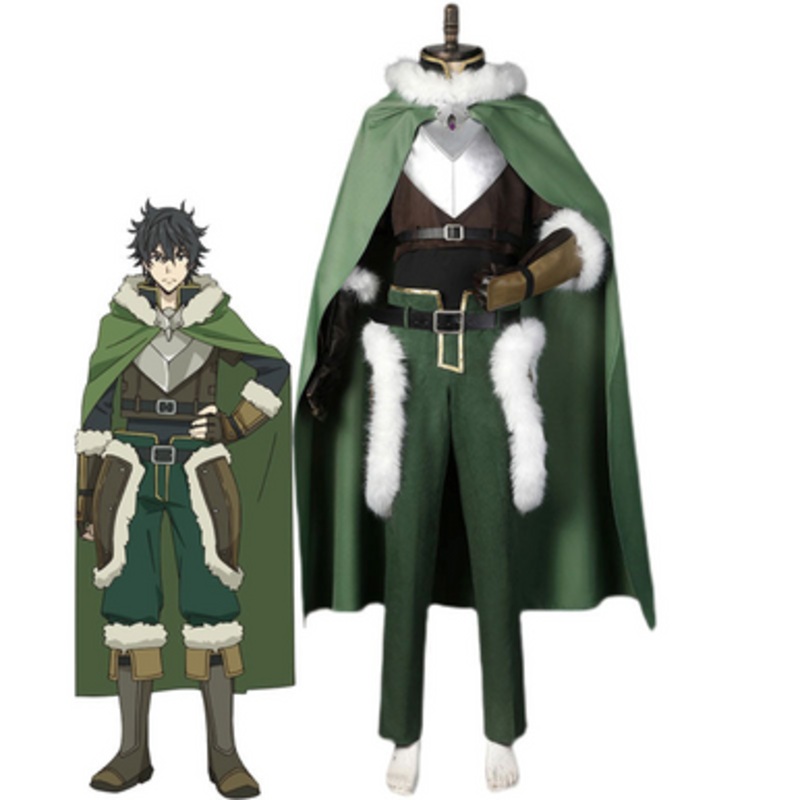 Anime The Rising of the Shield Hero Naofumi Iwatani Cosplay Costumes US Size 14