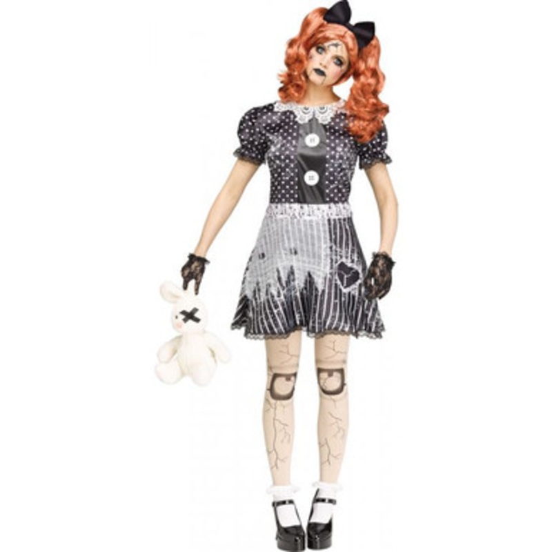 Attic Doll Adult Costume 6'/200 Lbs