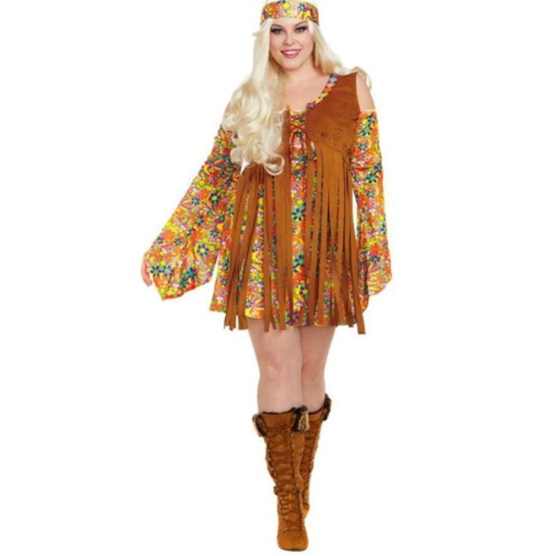 Dreamgirl Hippie Adult Plus Size Women's Plus 2X
