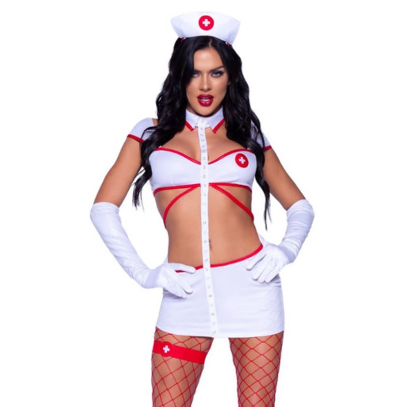 Heartstopping Nurse Costume Women's 0-2 Dress Size