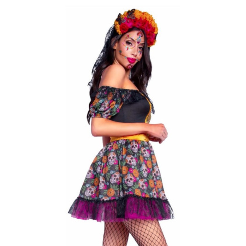 Marigold Catrina Costume Women's 4-6 Dress Size