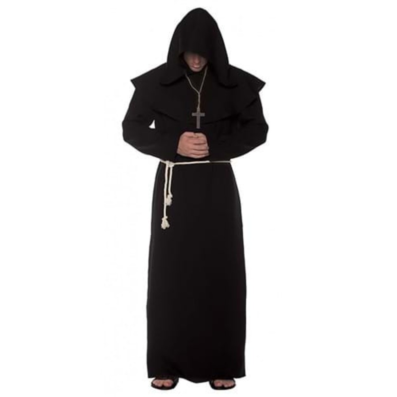 Monk Robe- Brown Men's XXL 50"- 52"