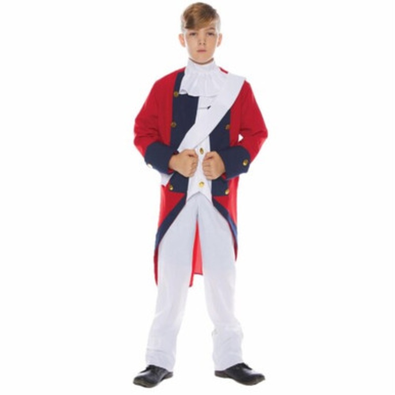Redcoat Soldier Child US Size 14