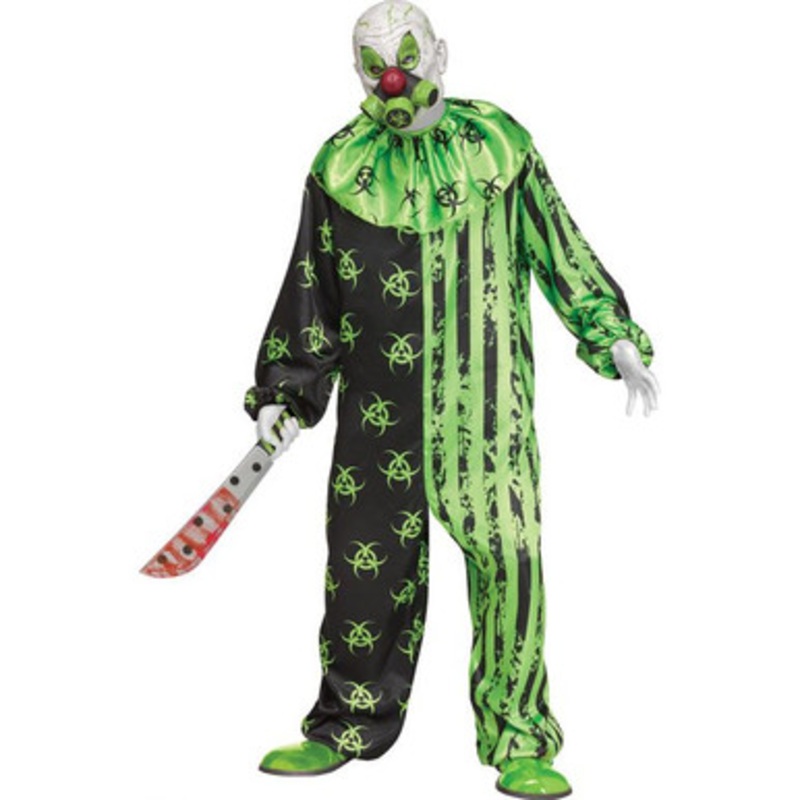 Toxic Clown - Adult 6'/200 Lbs