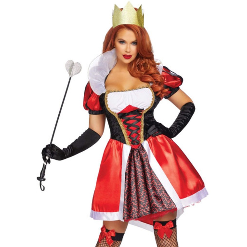Wonderland Queen Adult Costume Women's 4-6 Dress Size