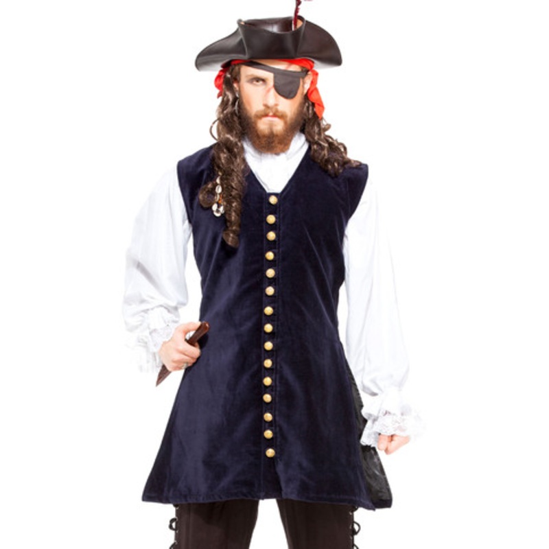 Captain Worley Vest Men's S/M Coral Island Red