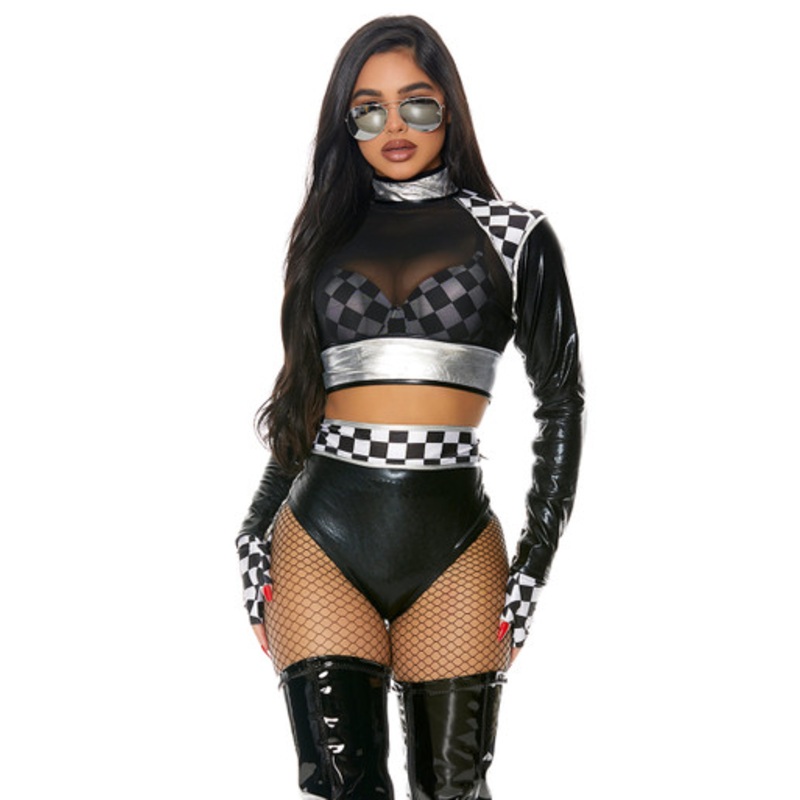 Fast Lane Racer Costume For Women X-Small/Small Ladies 0-2