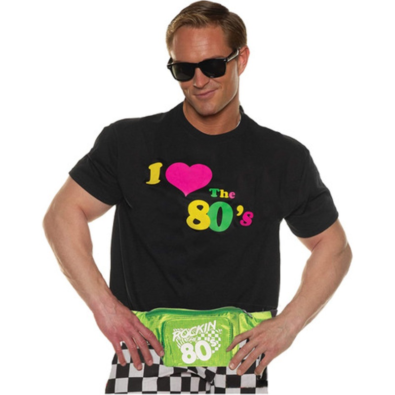I Love the 80's Shirt Men's OS 42-46