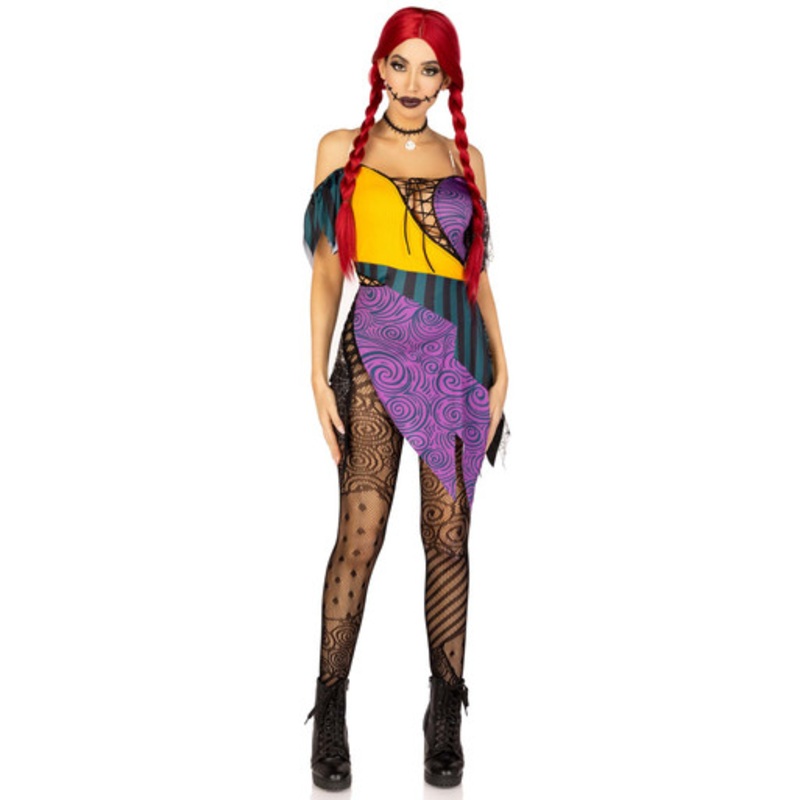 Leg Avenue Darling Rag Doll Adult Costume Women's 0-2 Dress Size