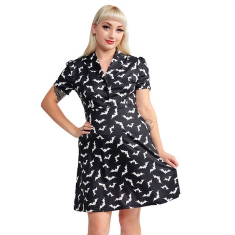 Sourpuss Luna Bats Rosie Dress US Size 14