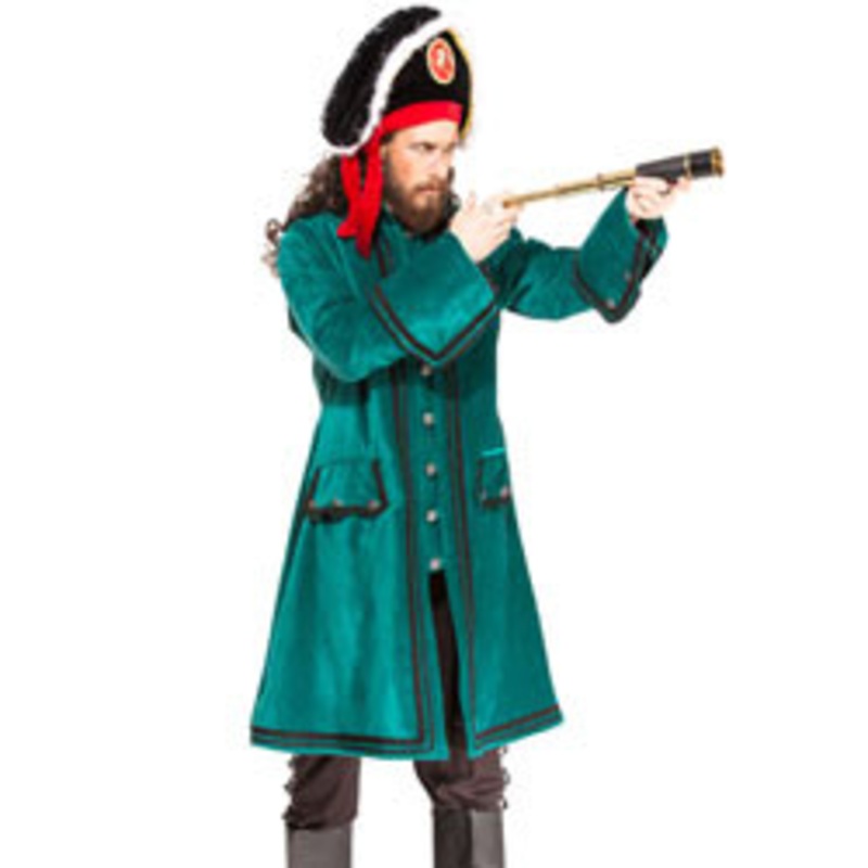 Captain Booth Coat Forest Green Large