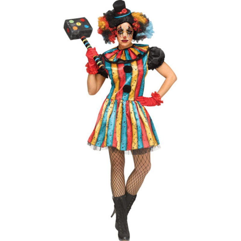 Carny Clown - Adult Costume 6'/200 Lbs
