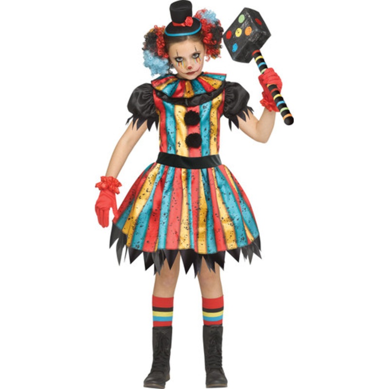 Carny Clown - Child Costume 6'/200 Lbs