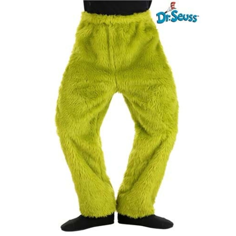 Dr. Seuss Adult Grinch Fur Pants Small