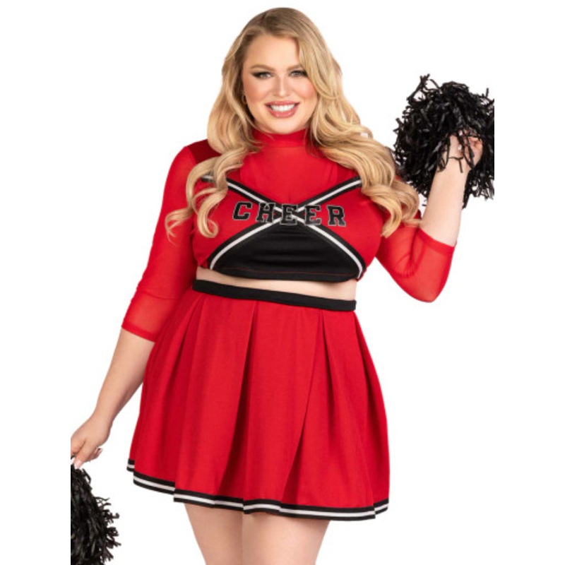 Plus Varsity Babe Adult Costume Women's 16-20 Dress Size
