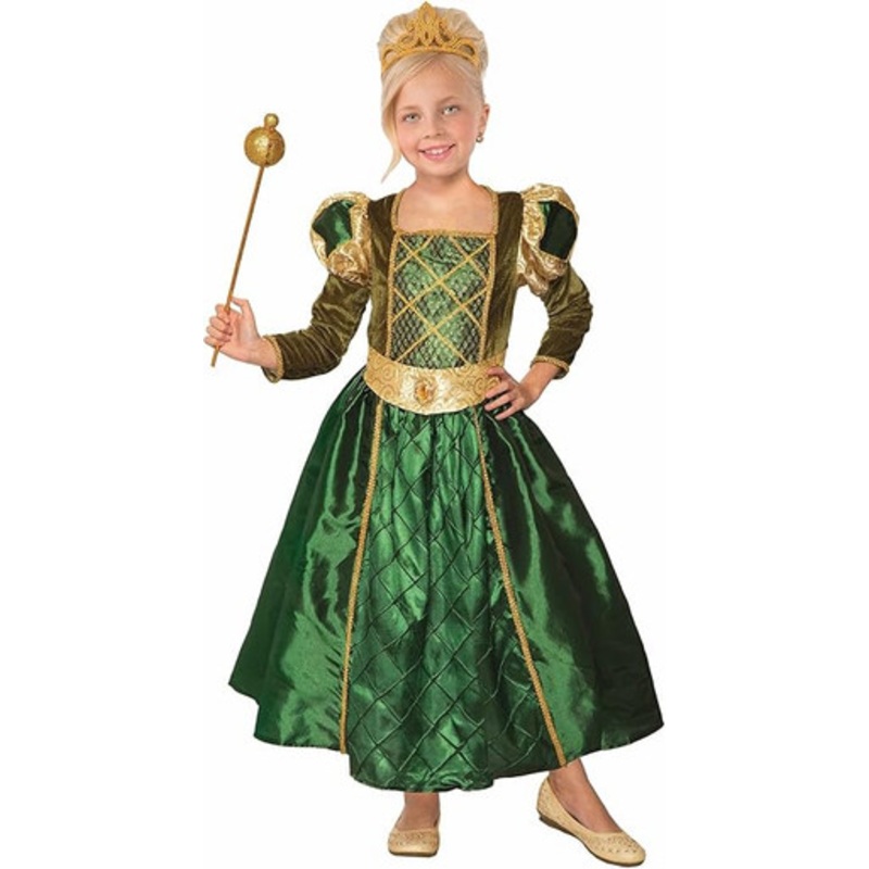 Princess Gilded Greens Dress 1 Xtra Large