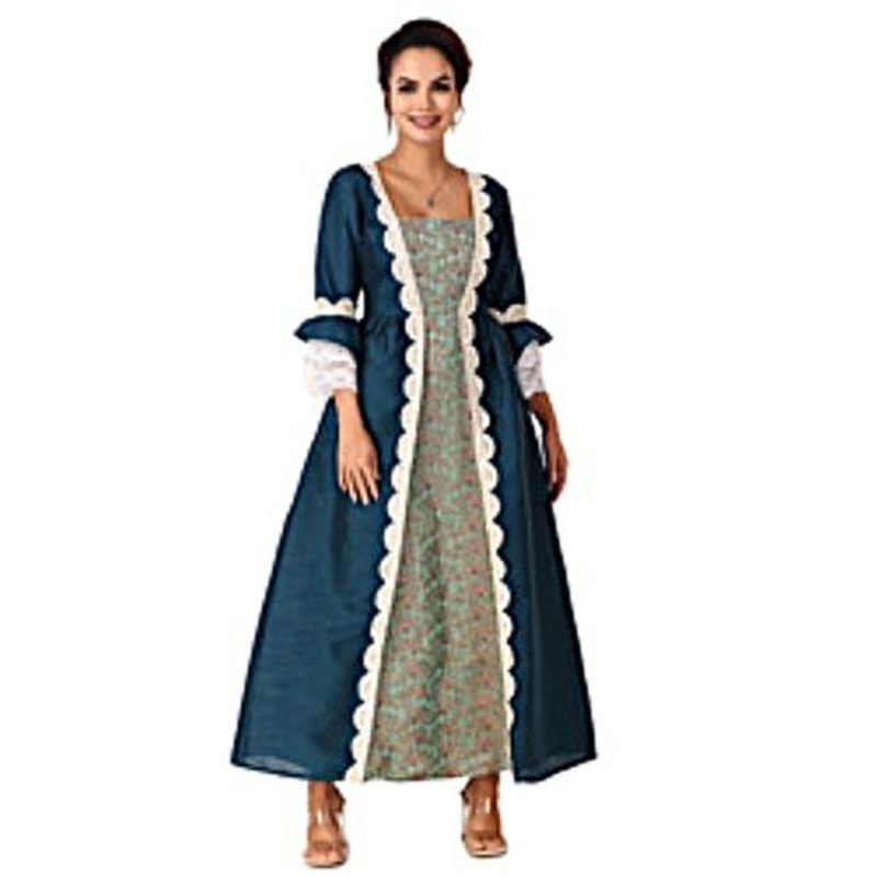 Queen Charlotte Dress Forest Green Small
