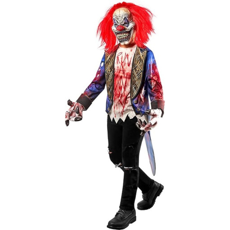 Rubies Boy's Forum Creepy Clown Costume Shirt and Mask Infant 0-3 months