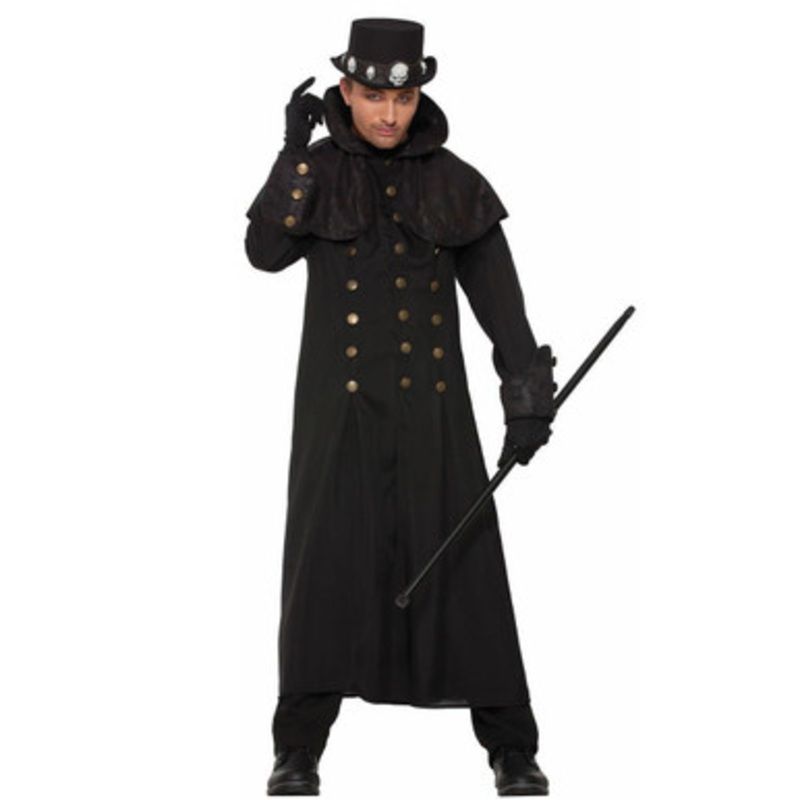 Warlock Adult Coat Black One Size Fits Most