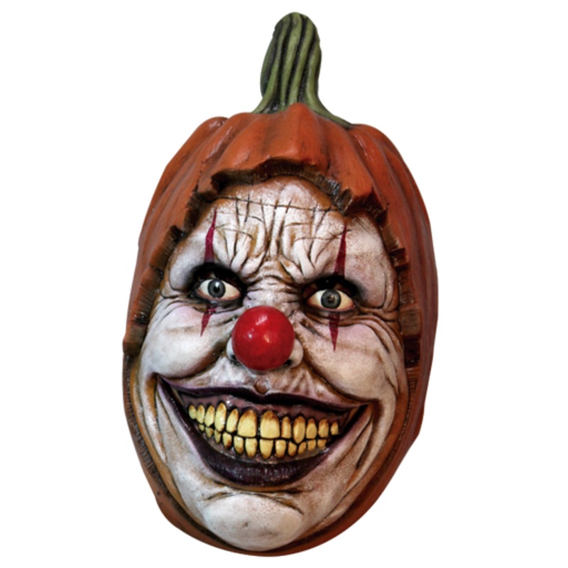 Carving Pumpkin Clown Mask