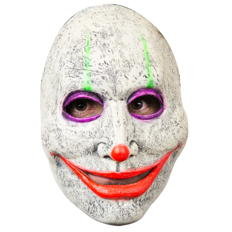 Murder Clown Neon Smile Mask