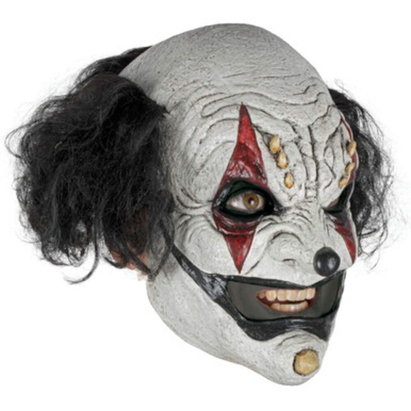 Prankster clown black mask