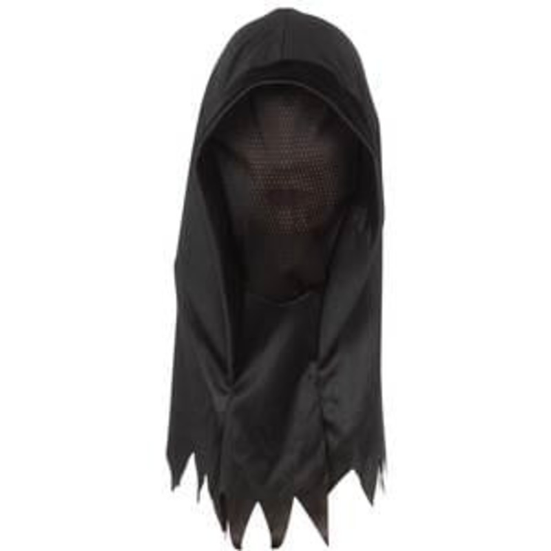 Shrouded Black Halloween Hood