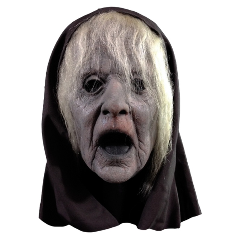The Wraith Mask with attached grey shroud