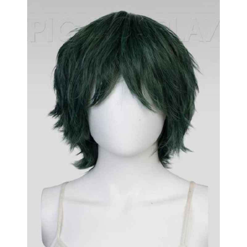 Apollo Deku Short Shaggy Wig Forest Green Mix Forest Green Mix