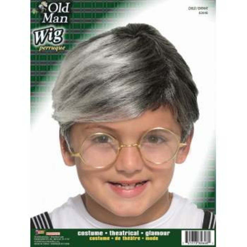 Child Old Man Wig